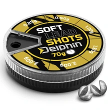 DELPHIN - Vyvažovací olůvka Soft Žlutá krabička 0,25-3,0 g 70 g