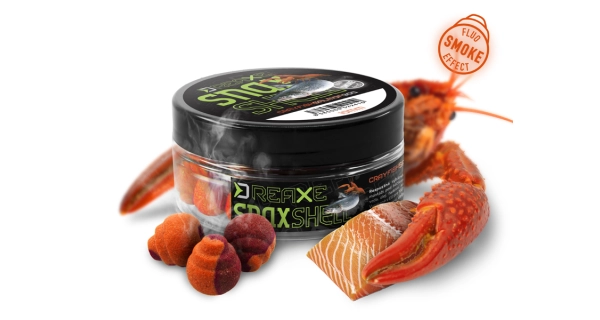 DELPHIN - Wafters rozpustná nástraha D Snax Shell Losos Rak 14 mm 30 g