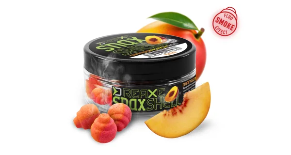 DELPHIN - Wafters rozpustná nástraha D Snax Shell Mango broskev 8 mm 30 g