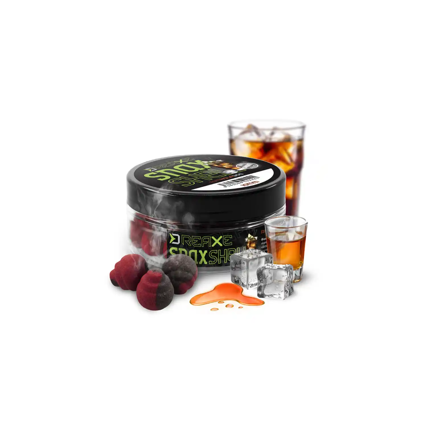 DELPHIN - Wafters rozpustná nástraha D Snax Shell Rum Kola 8 mm 30 g