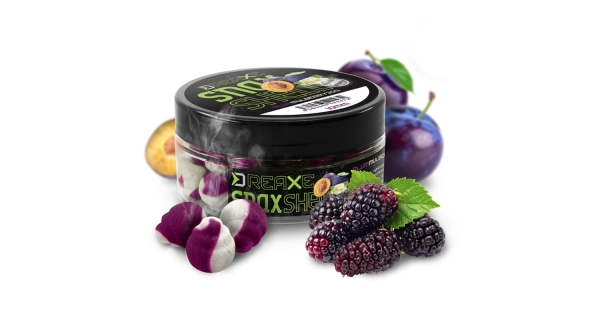 DELPHIN - Wafters rozpustná nástraha D Snax Shell Švestka Moruše 12 mm 30 g