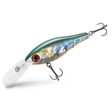 DELPHIN - Wobler WOBBY CRANK-DP Floating 7 cm 12 g Mirror