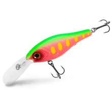 DELPHIN - Wobler WOBBY CRANK-DP Floating 7 cm 12 g Neon