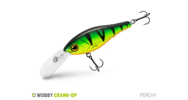 DELPHIN - Wobler WOBBY CRANK-DP Floating 7 cm 12 g Perchy