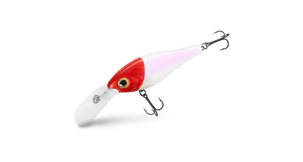 DELPHIN - Wobler WOBBY CRANK-DP Floating 7 cm 12 g Redface