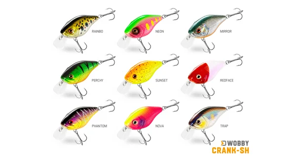 DELPHIN - Wobler WOBBY CRANK-SH Floating 5 cm 8 g Mirror