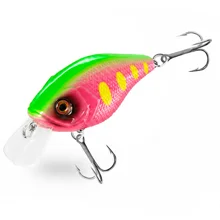 DELPHIN - Wobler WOBBY CRANK-SH Floating 5 cm 8 g Neon