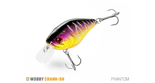 DELPHIN - Wobler WOBBY CRANK-SH Floating 5 cm 8 g Phantom
