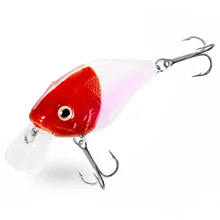 DELPHIN - Wobler WOBBY CRANK-SH Floating 5 cm 8 g Redface