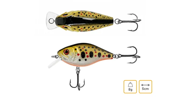 DELPHIN - Wobler WOBBY CRANK-SH Floating 5 cm 8 g Trap