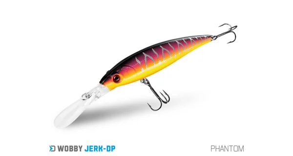 DELPHIN - Wobler WOBBY JERK-DP Suspending 9 cm 12,5 g Phantom
