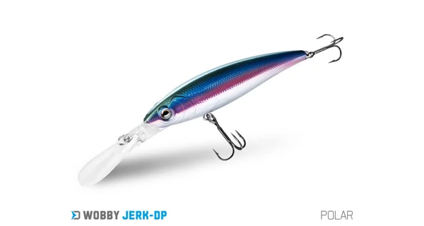 DELPHIN - Wobler WOBBY JERK-DP Suspending 9 cm 12,5 g Polar
