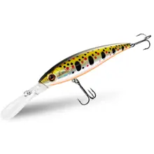 DELPHIN - Wobler WOBBY JERK-DP Suspending 9 cm 12,5 g Rainbo