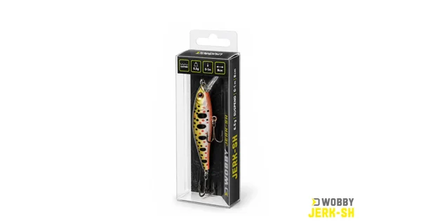 DELPHIN - Wobler WOBBY JERK-SH Suspending 8 cm 6,5 g Nova