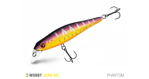 DELPHIN - Wobler WOBBY JERK-SH Suspending 8 cm 6,5 g Phantom