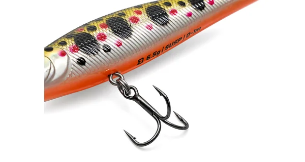 DELPHIN - Wobler WOBBY JERK-SH Suspending 8 cm 6,5 g Phantom