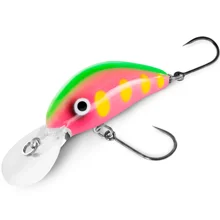DELPHIN - Wobler WOBBY TROUT-SH Floating 4 cm 4 g Neon
