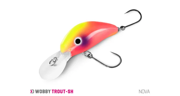DELPHIN - Wobler WOBBY TROUT-SH Floating 4 cm 4 g Nova