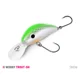 DELPHIN - Wobler WOBBY TROUT-SH Floating 4 cm 4 g Snow