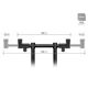 DELPHIN - Zadní Flexi hrazda pro 2 pruty RPX / ProSTALX BW 25-35 cm