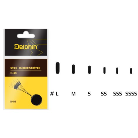 DELPHIN - Zarážka Stick Rubber Stopper vel. M