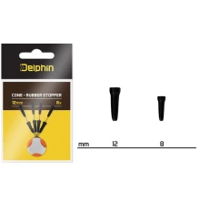 DELPHIN - Zarážky Rubber Stopper 12 mm 8 ks