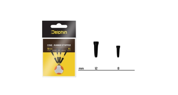 DELPHIN - Zarážky Rubber Stopper 8 mm 8 ks