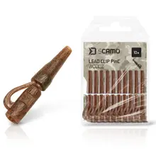 DELPHIN - Závěsky sCAMO PinC WOODZ Klip na olovo 10 ks