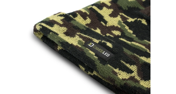DELPHIN - Zimní čepice s dobíjecím světlem CamouLed