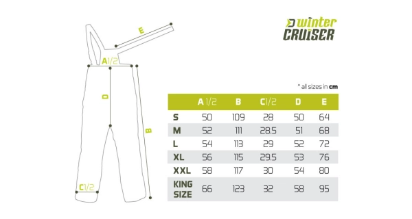 DELPHIN - Zimní kalhoty Winter Cruiser 5T vel. 3XL