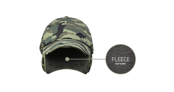 DELPHIN - Zimní kšiltovka LED OutLINE Camo