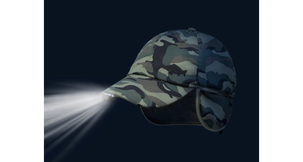 DELPHIN - Zimní kšiltovka LED OutLINE Camo