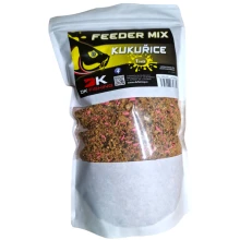 DK FISHING - Krmítková směs Feeder Mix 1 kg Kukuřice