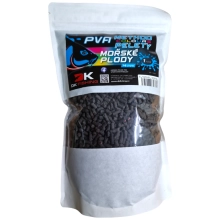 DK FISHING - Rozpustné pelety PVA Method Color 4 mm 1 kg Mořské plody
