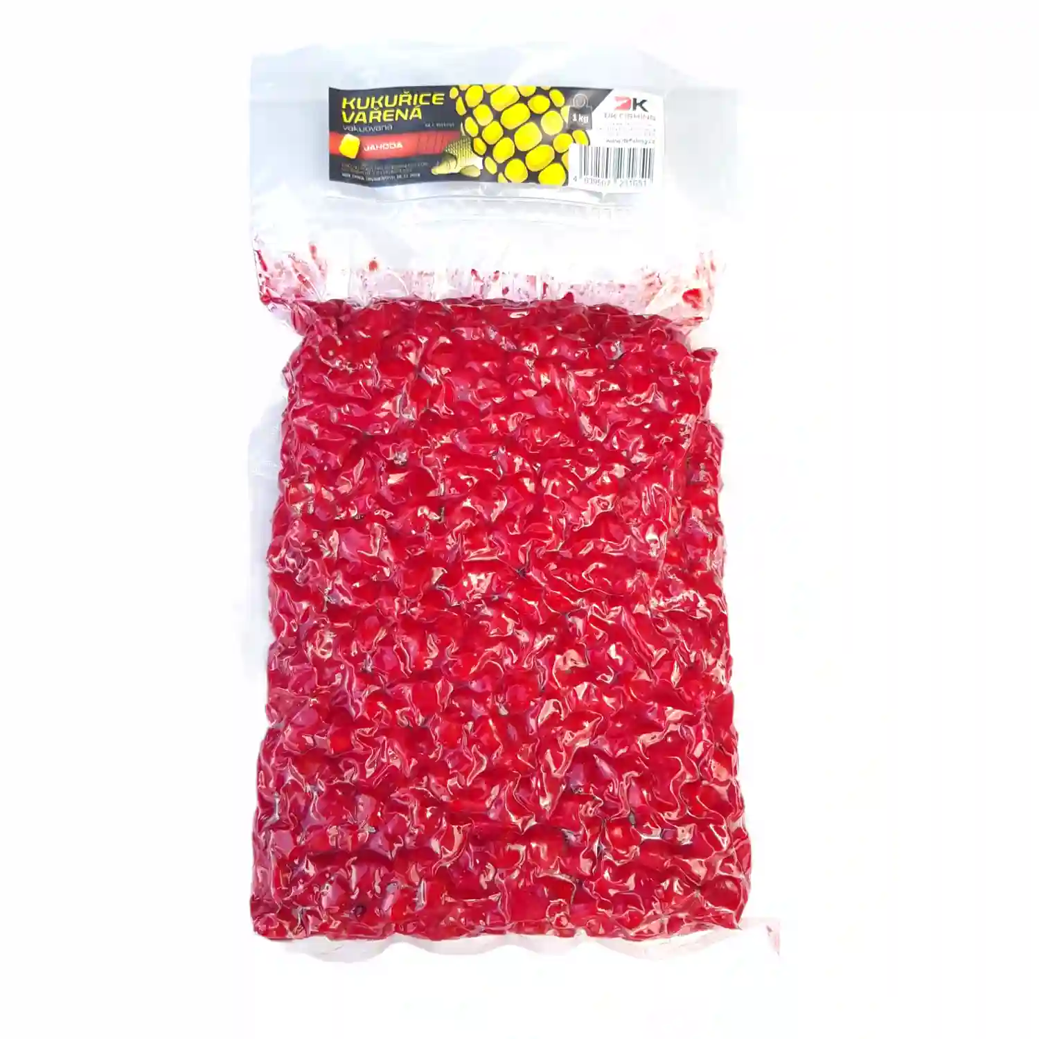 DK FISHING - Vařená kukuřice 1 kg Jahoda