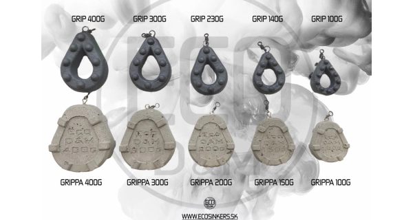 ECO SINKERS - Zátěž Grippa 200 g