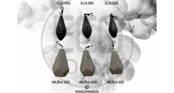 ECO SINKERS - Zátěž Hruška 120 g