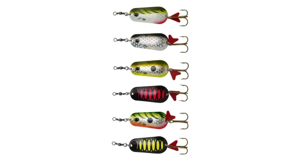 EFFZETT - Fz standard spoon 4,5 cm 16 g Fluo Red Back UV 1 ks