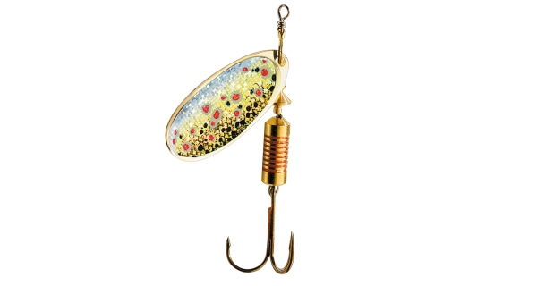 EFFZETT - Rotační třpytka FZ Nature 3D Spinner 6 g vel. 3 Brown Trout