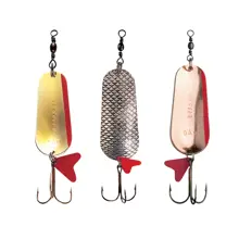 EFFZETT - Třpytka Fz scales spoon 4,5 cm 16 g - silver / gold
