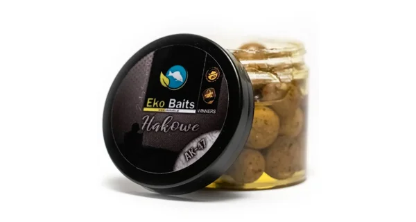 EKO BAITS - Boilie v dipu Silver AK-47 Ananas & Sladká kukuřice 24 mm 200 ml