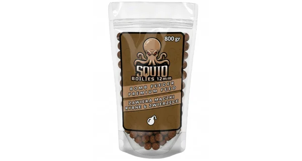 EKO BAITS - Boilies Method Feeder Squid 12 mm 800 g