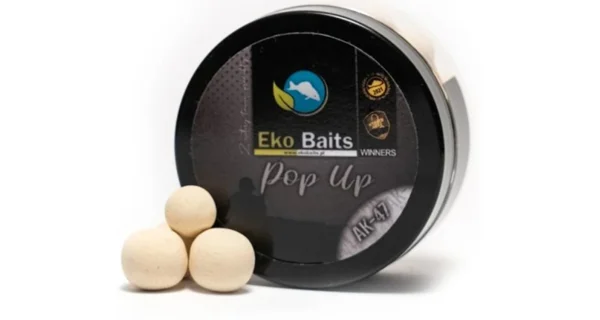 EKO BAITS - Pop-Up Boilie AK-47 Ananas & Sladká kukuřice 12-15 mm 100 ml
