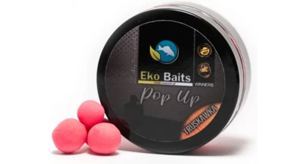 EKO BAITS - Pop-Up Boilie Jahoda 12-15 mm 100 ml