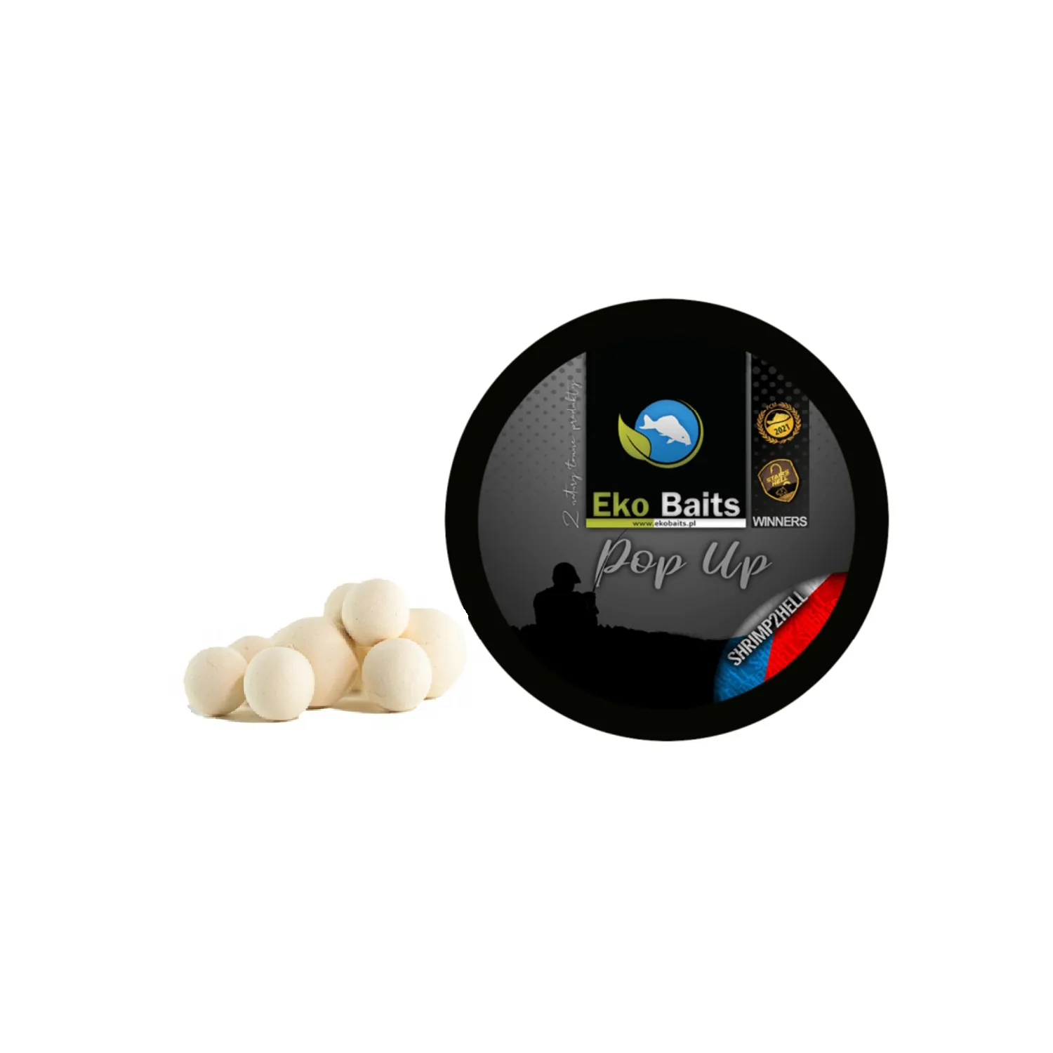 EKO BAITS EKO BAITS - Pop-Up Boilie Shrimp2Hell+ 12-15 mm 100 ml