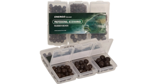 ENERGOTEAM - Set gumových perel Černá