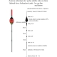 EXPERT PLAVÁKY - Rybářský balzový splávek (pevný) Expert 6,0 g / 25 cm