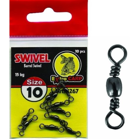 EXTRA CARP - Obratlík Barrel Swivel 11 kg vel. 14