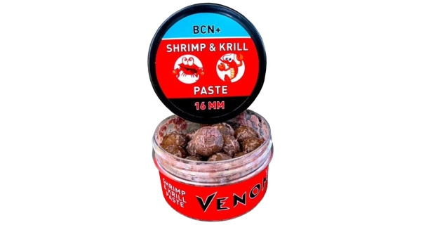FEEDERMANIA - Boilie v pastě Kreveta Krill BCN+ 16 mm 100 ml