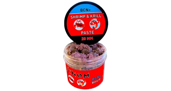 FEEDERMANIA - Boilie v pastě Kreveta Krill BCN+ 20 mm 100 ml